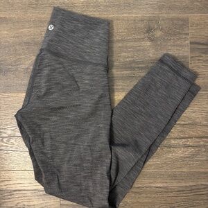 Lululemon Leggings Heathered Black